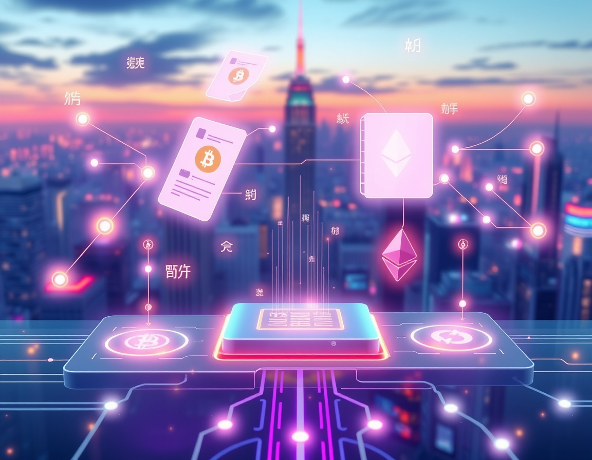 区块链支付示意图