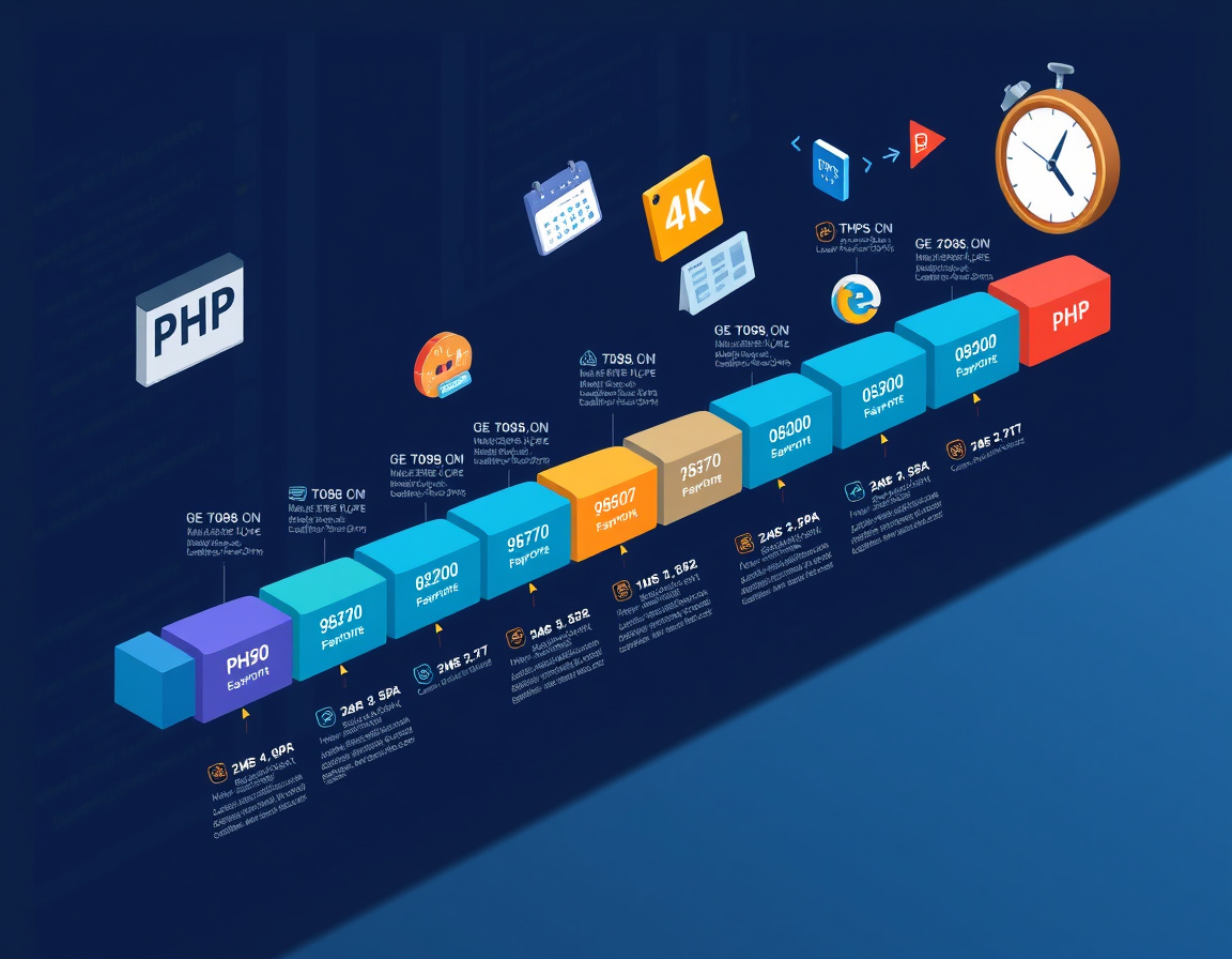 PHP 版本支持时间轴