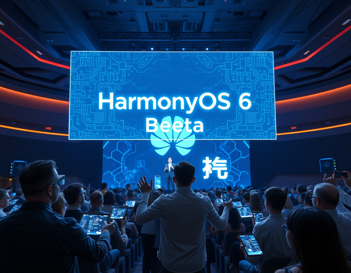 鸿蒙OS 6 Beta 发布会现场
