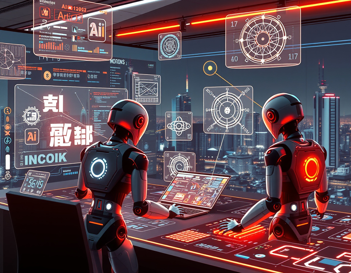 AI Agents多任务协作示意