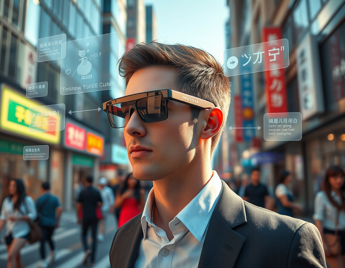 Meta 新款智能眼镜展示
