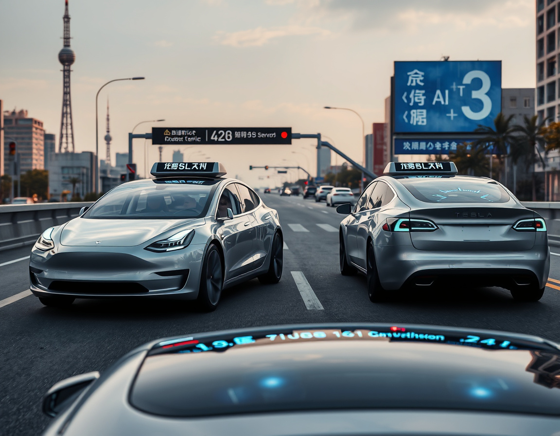 特斯拉Robotaxi跨区服务示意图