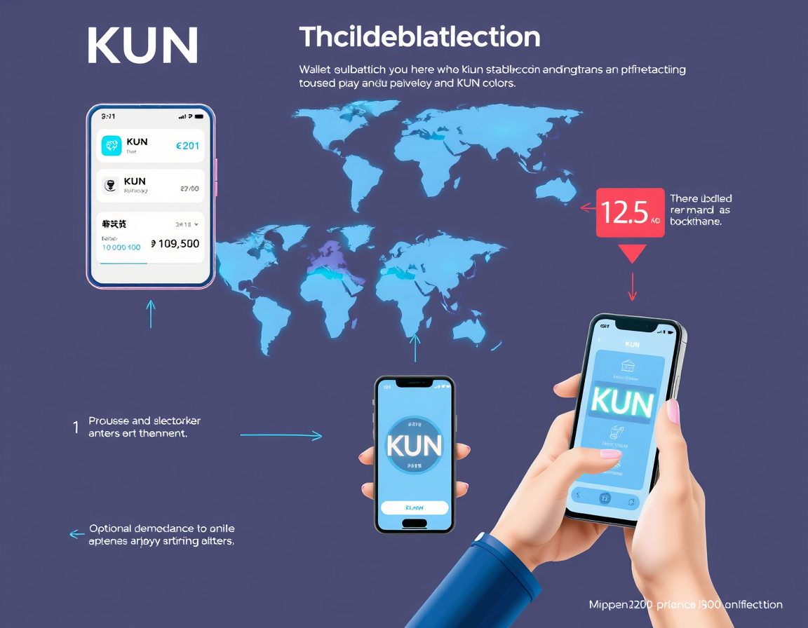 鲲KUN稳定币支付示意图