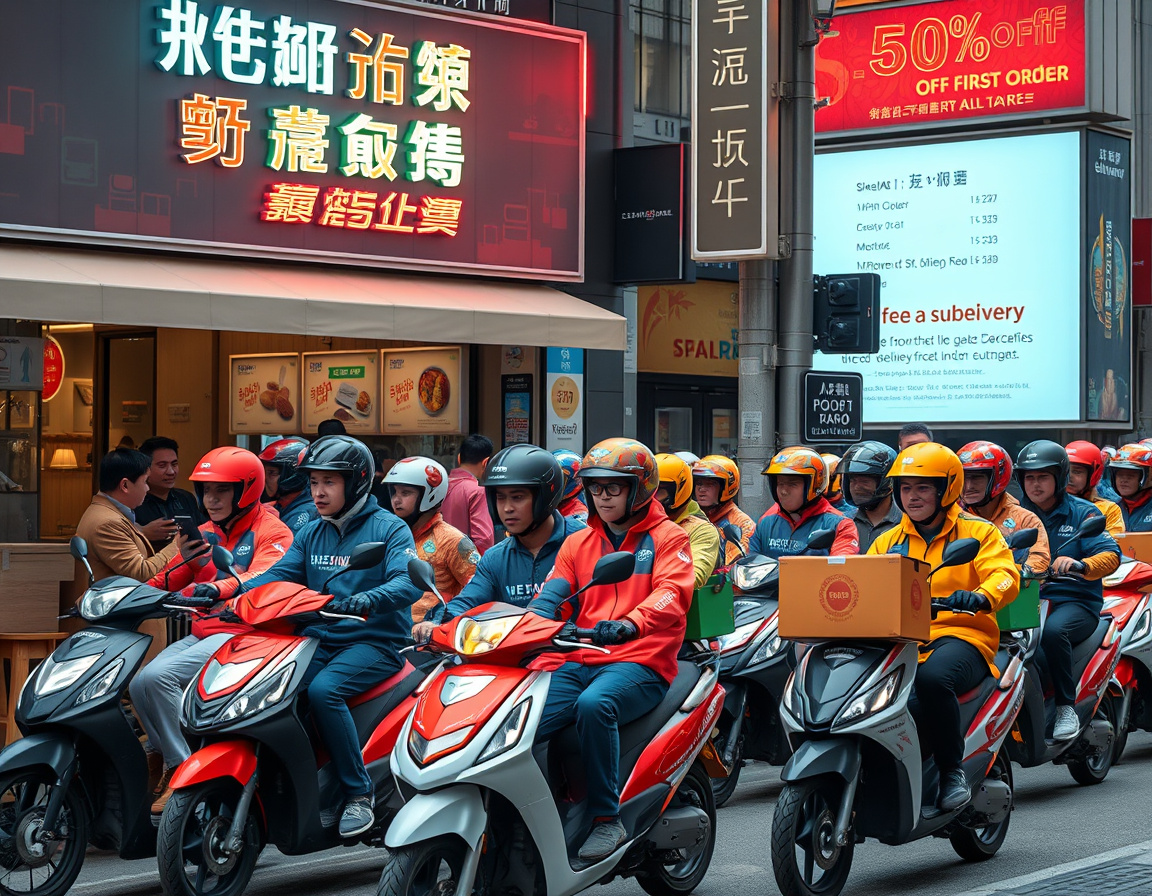 外卖补贴大战激烈