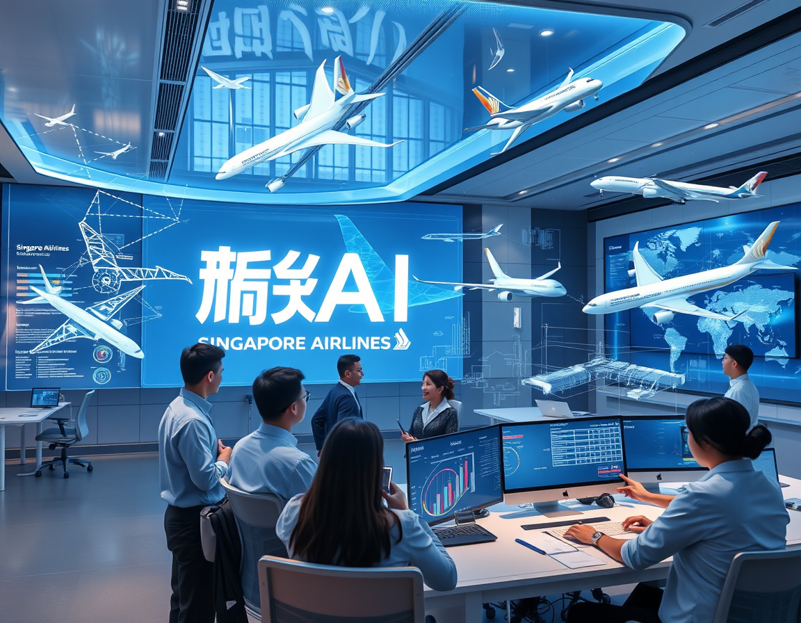 新加坡航空AI主导开发模式示意
