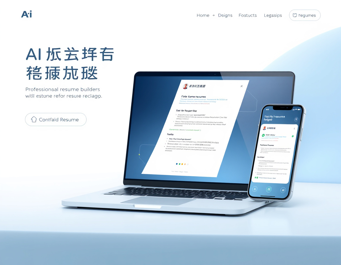 AI简历工具界面