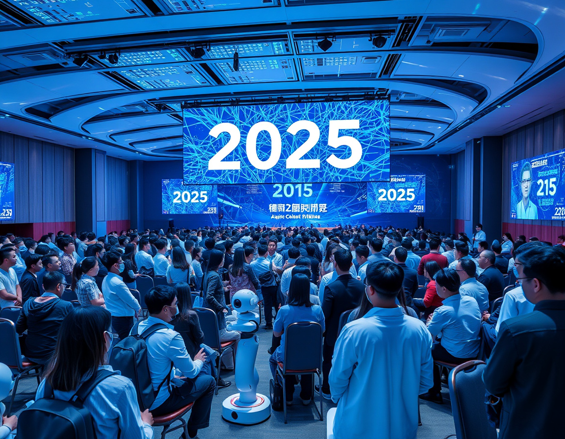 2025世界人工智能大会现场讨论热烈