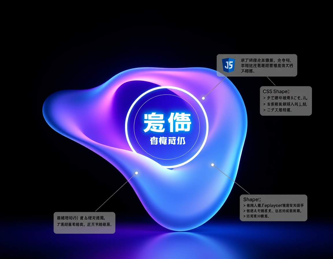 CSS shape()函数非矩形布局示意
