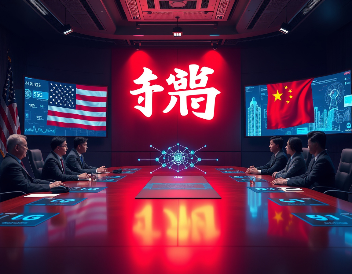 中美科技博弈及合作示意