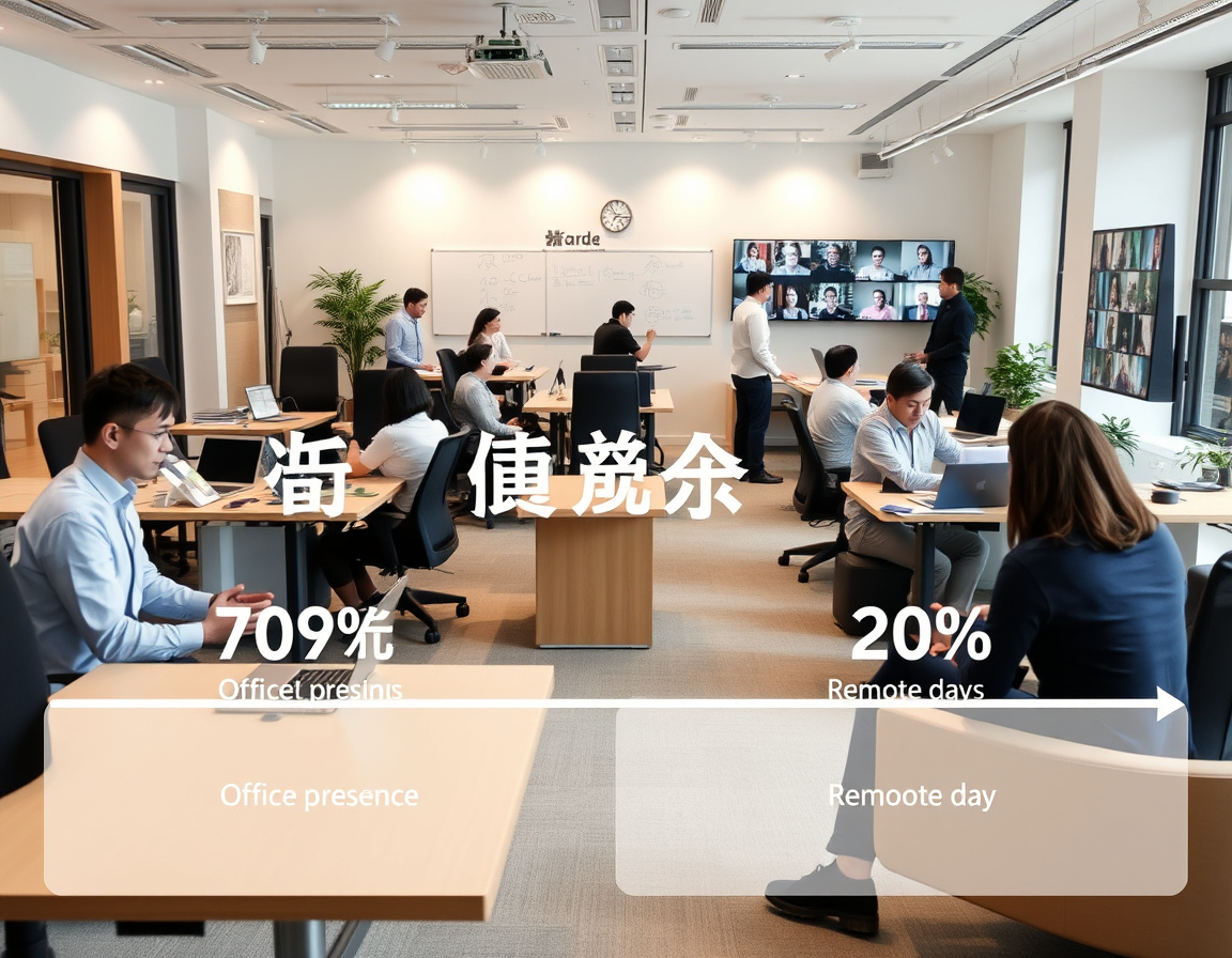 职场柔性工作制示意图