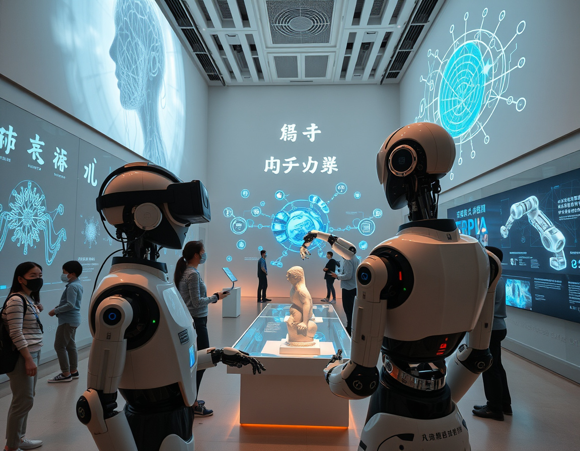 机器人模型与生成式AI的融合展示