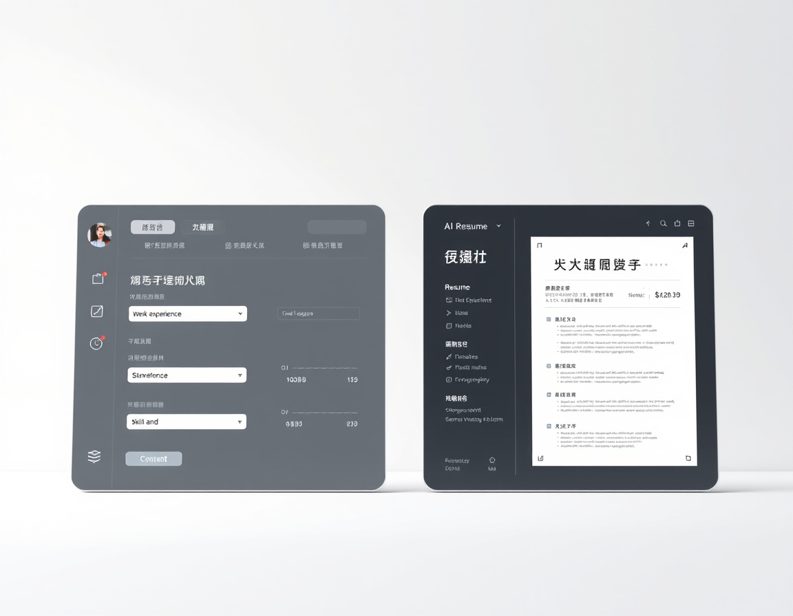 智能简历生成器示意图