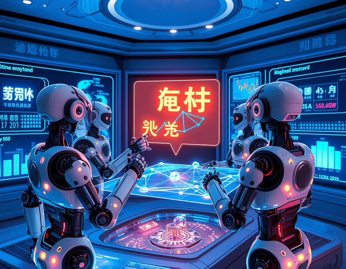 多智能体协作示意图
