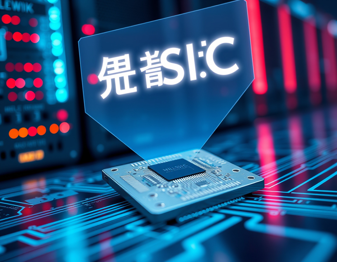 山石网科ASIC安全芯片实物展示