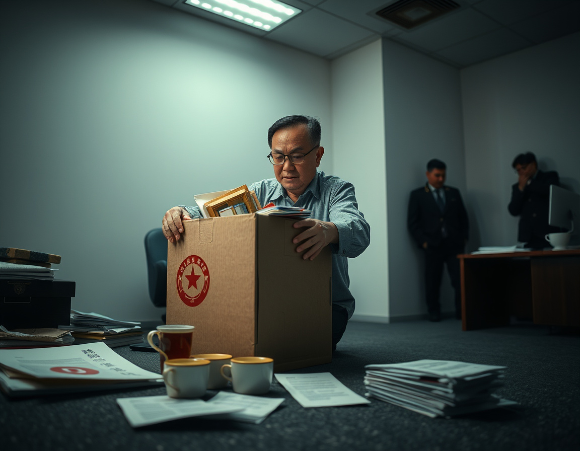 国务院被裁员工整理行李