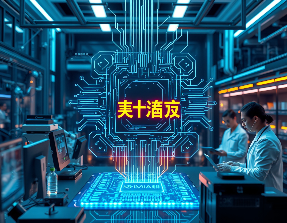 英伟达特供AI芯片示意图