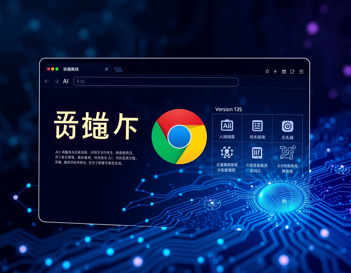 Chrome 135 AI集成示意图