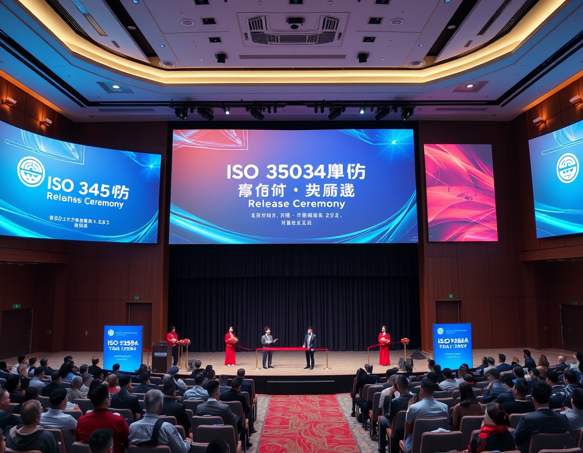 ISO 34505 标准发布仪式