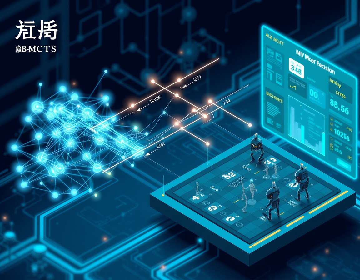 AB-MCTS算法示意图