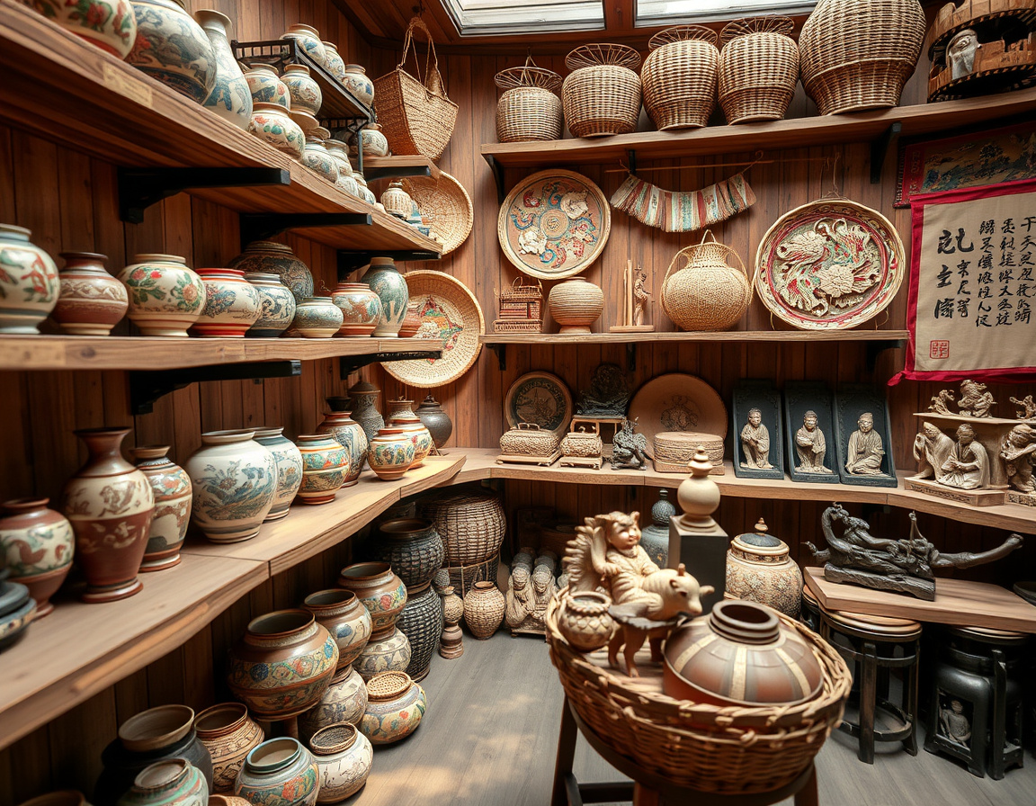 特色手工艺品展示