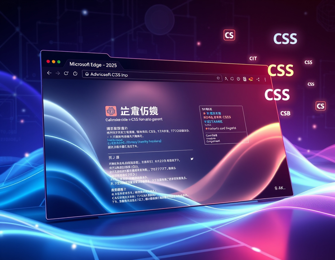 微软Edge 2025 CSS革新