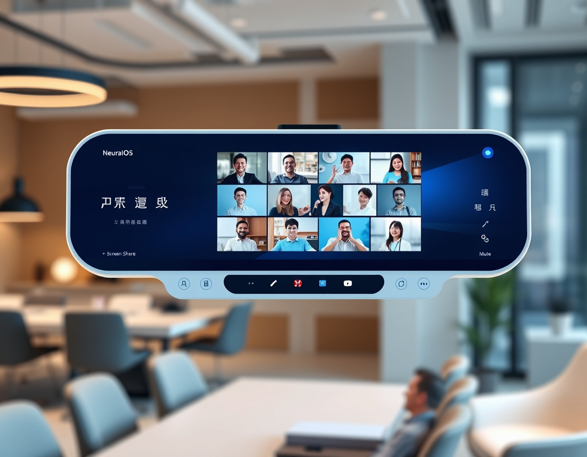 NeuralOS远程会议模式UI