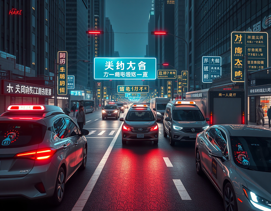 自动驾驶技术厂商竞赛图