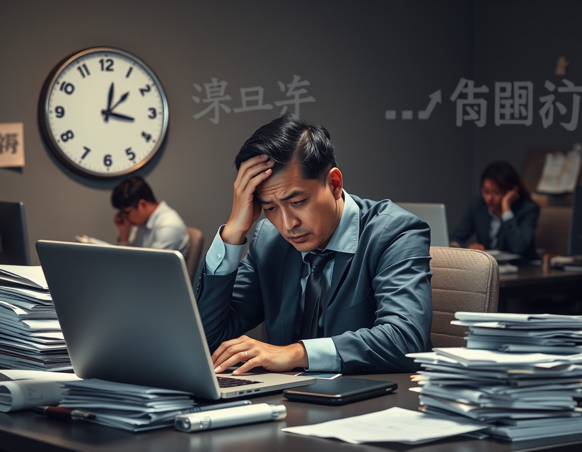 职场变局下的心理压力