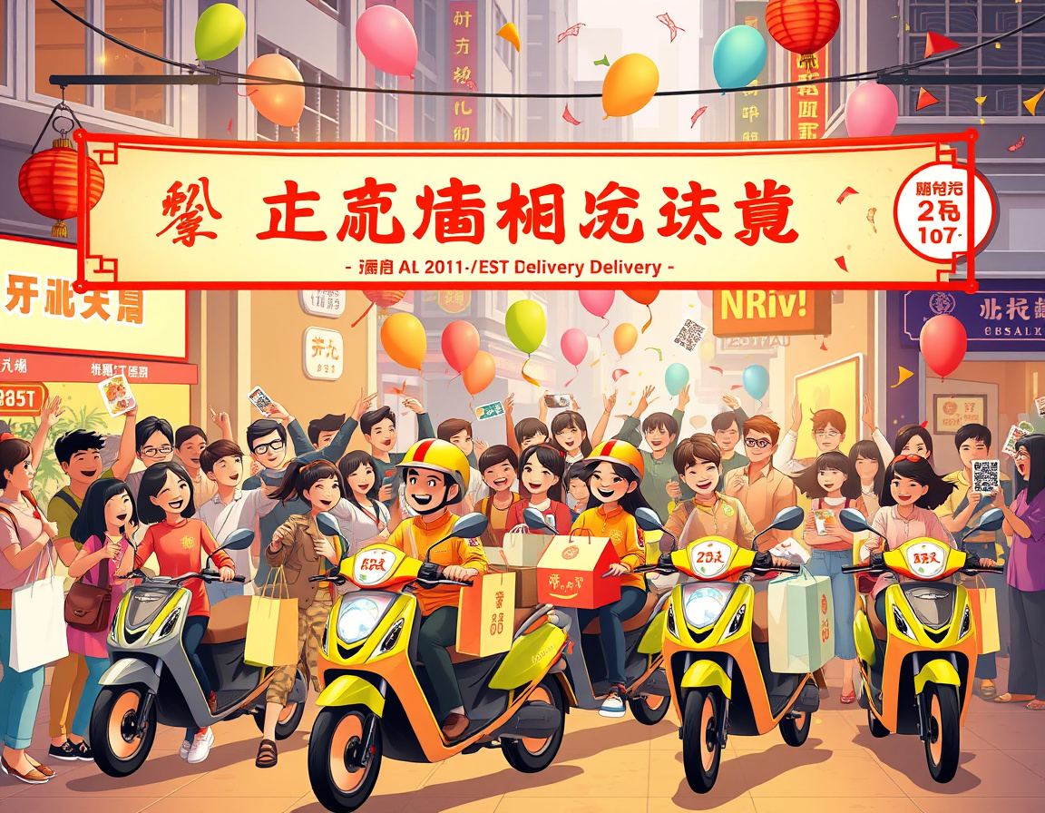 美团免单活动现场