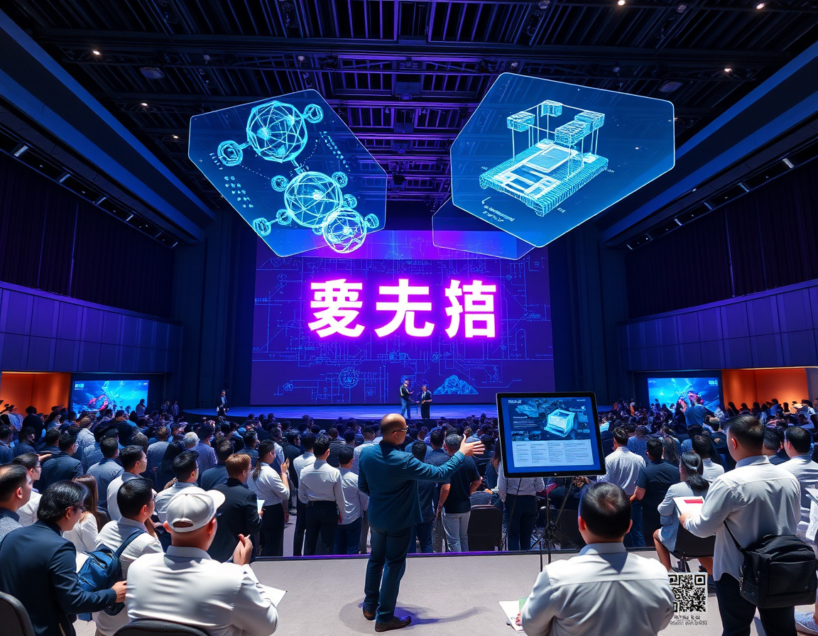 磐石大模型展示现场