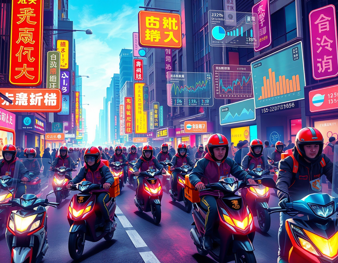 互联网动态与外卖市场前景分析图