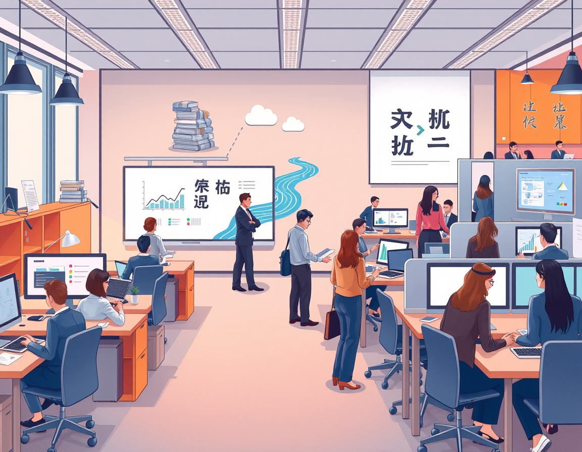 职场变迁示意图