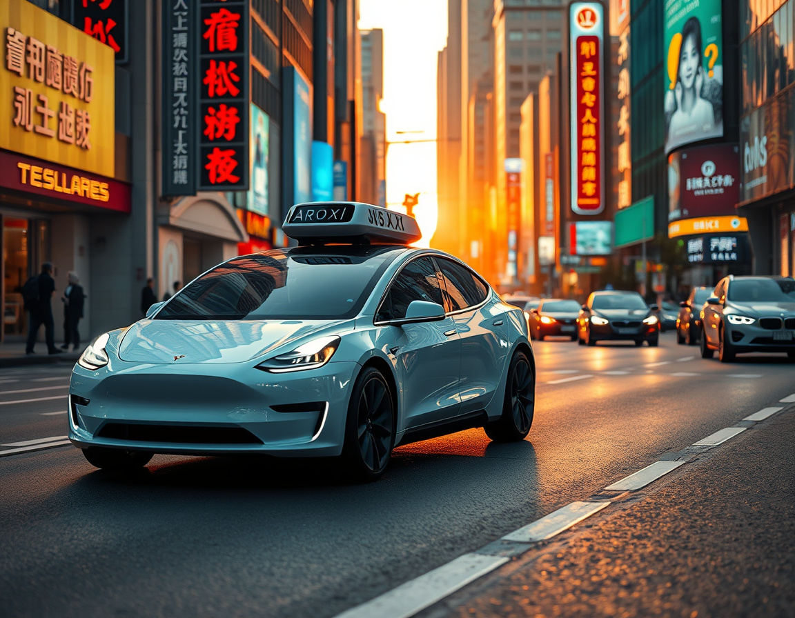 特斯拉Robotaxi未来示意