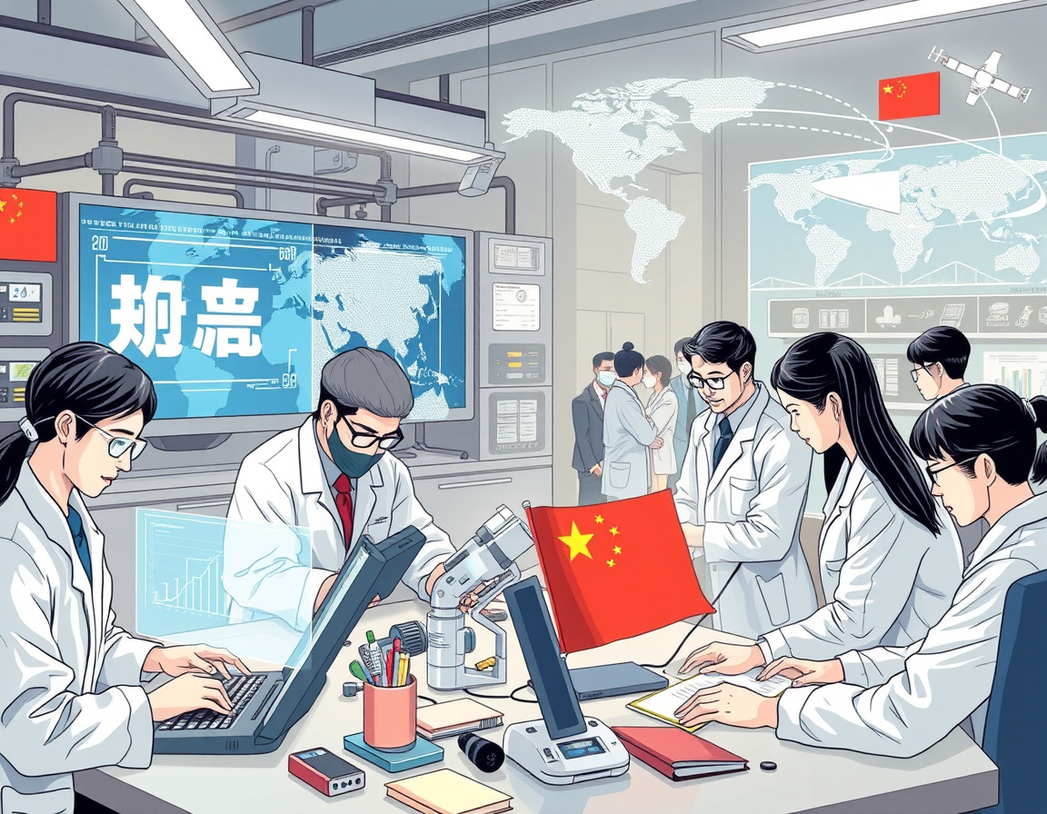 一带一路科技合作示意