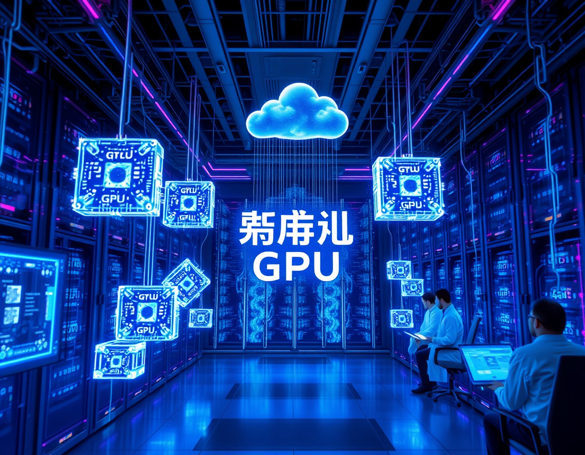 无服务器GPU计算示意