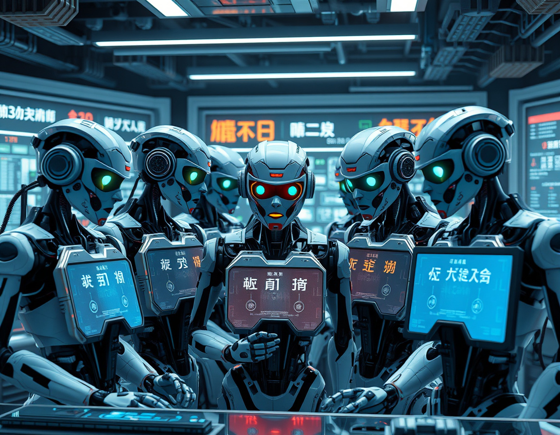 多智能体协同示意