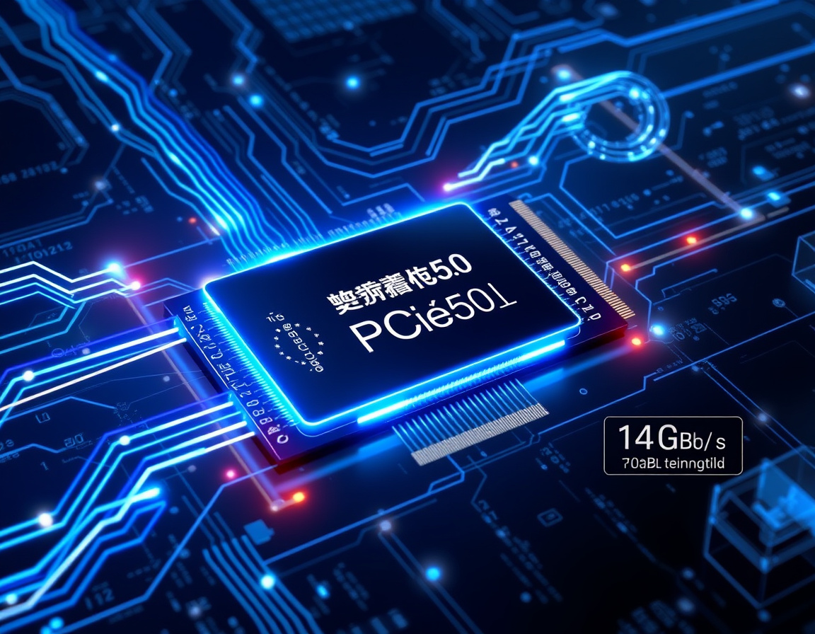 联芸科技PCIe5.0主控芯片技术示意图