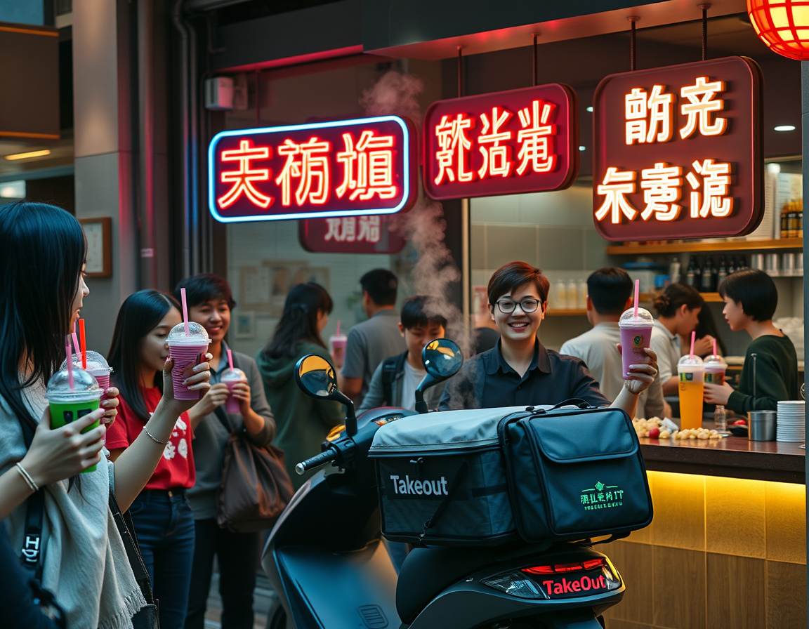 茶饮外卖火爆