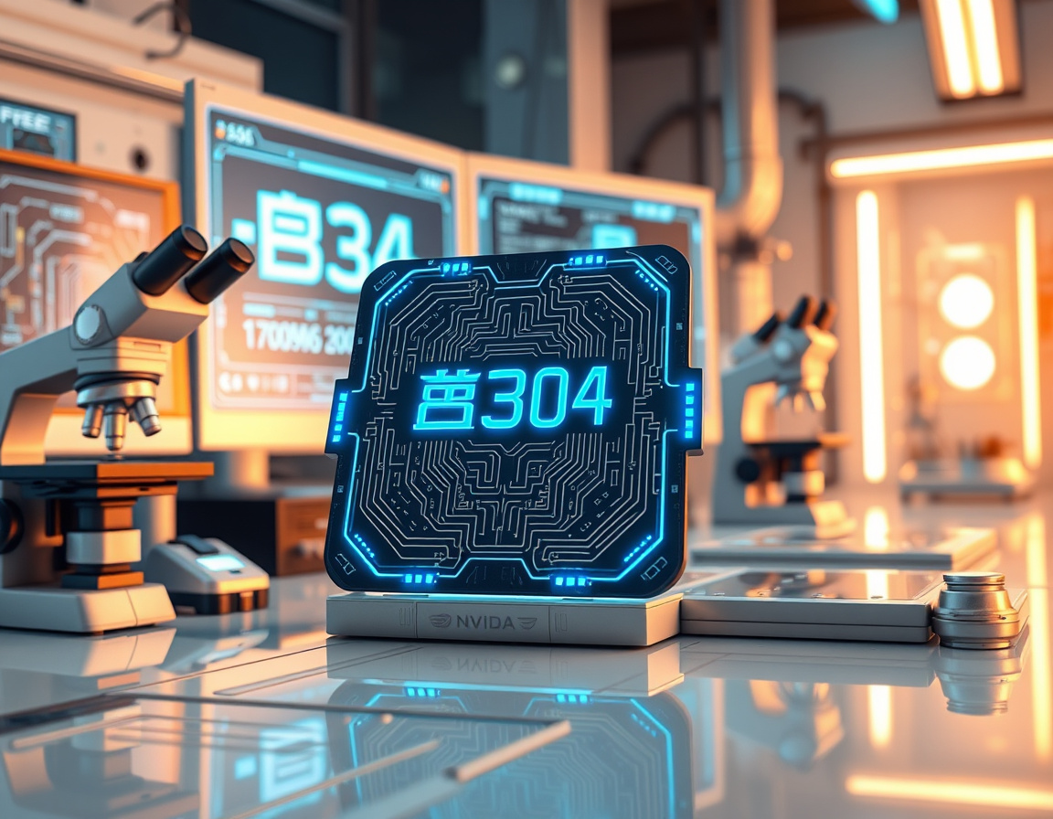 英伟达B30A芯片概念图