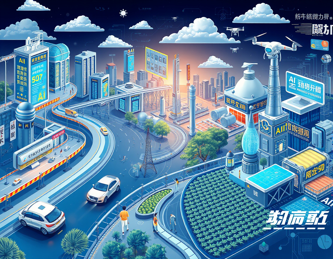 人工智能产业应用示意图