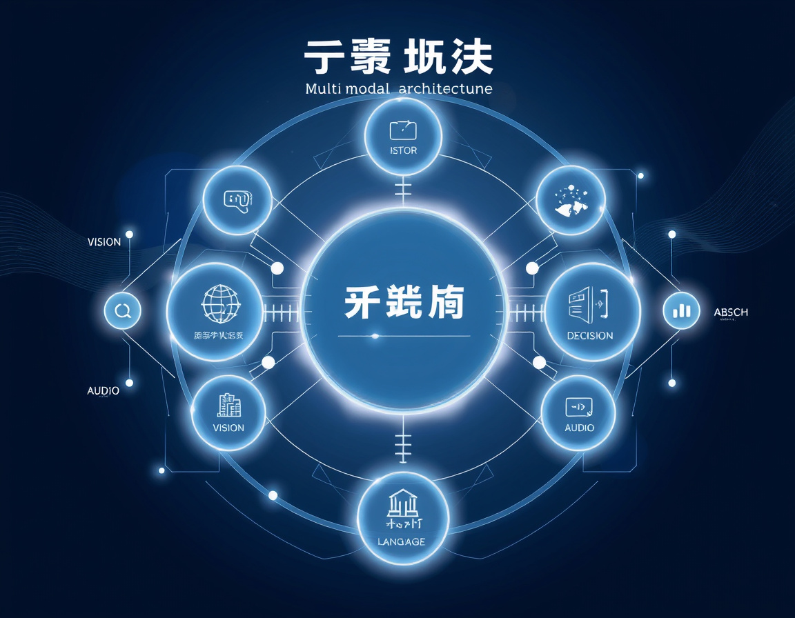 商汤“日日新”多模态推理架构简图