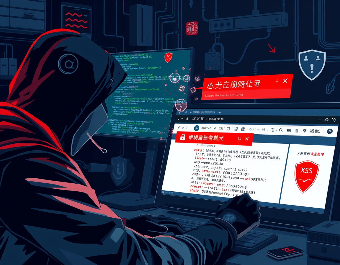 XSS攻击示意图