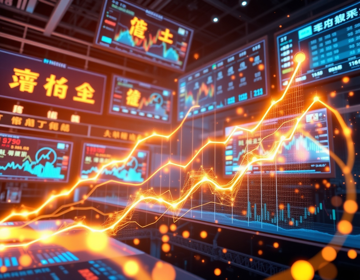 A股科技板块资金流入示意
