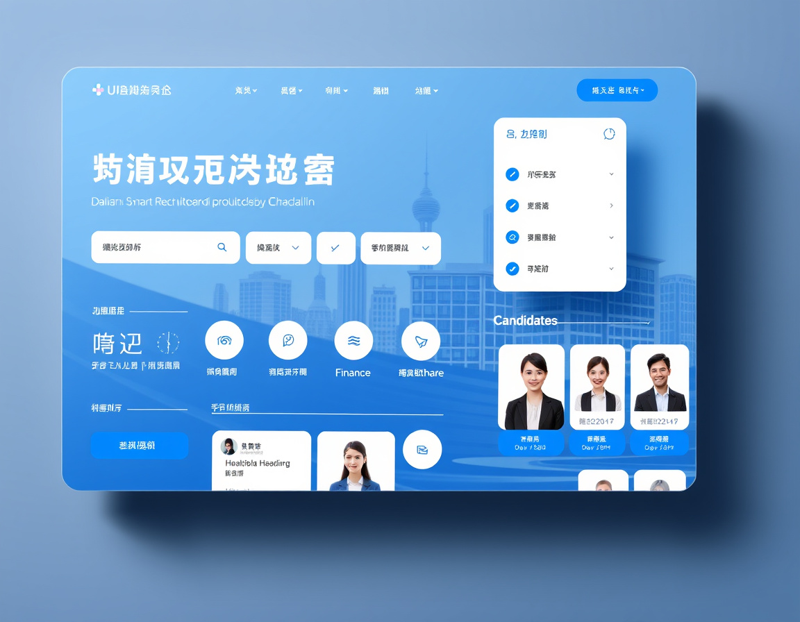大连智能招聘平台界面