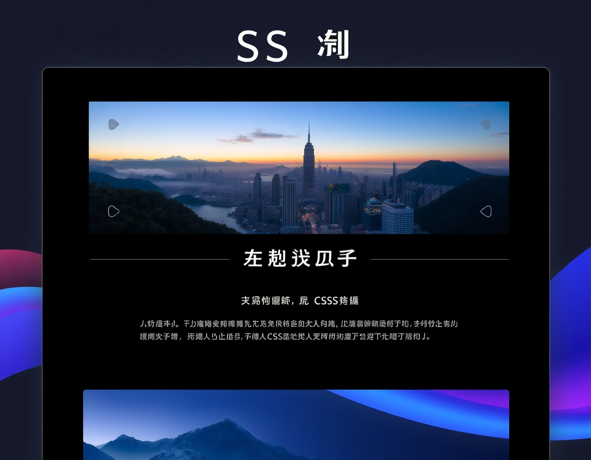 CSS无JS轮播演示
