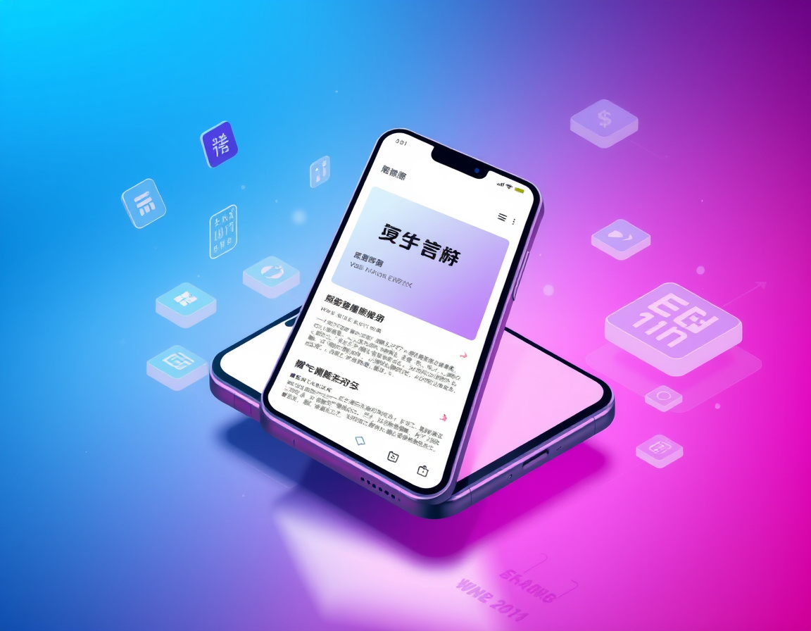 WebView嵌入体验示意图