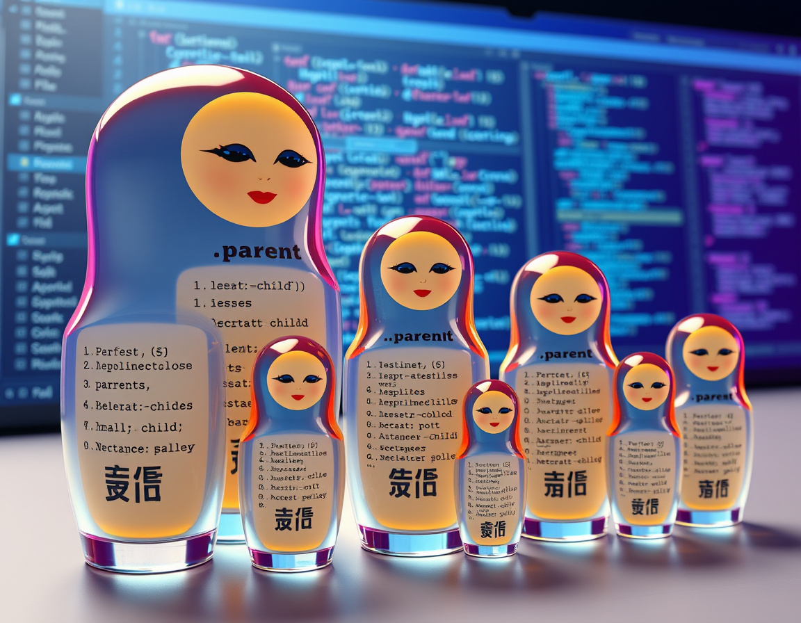 CSS 嵌套规则示意
