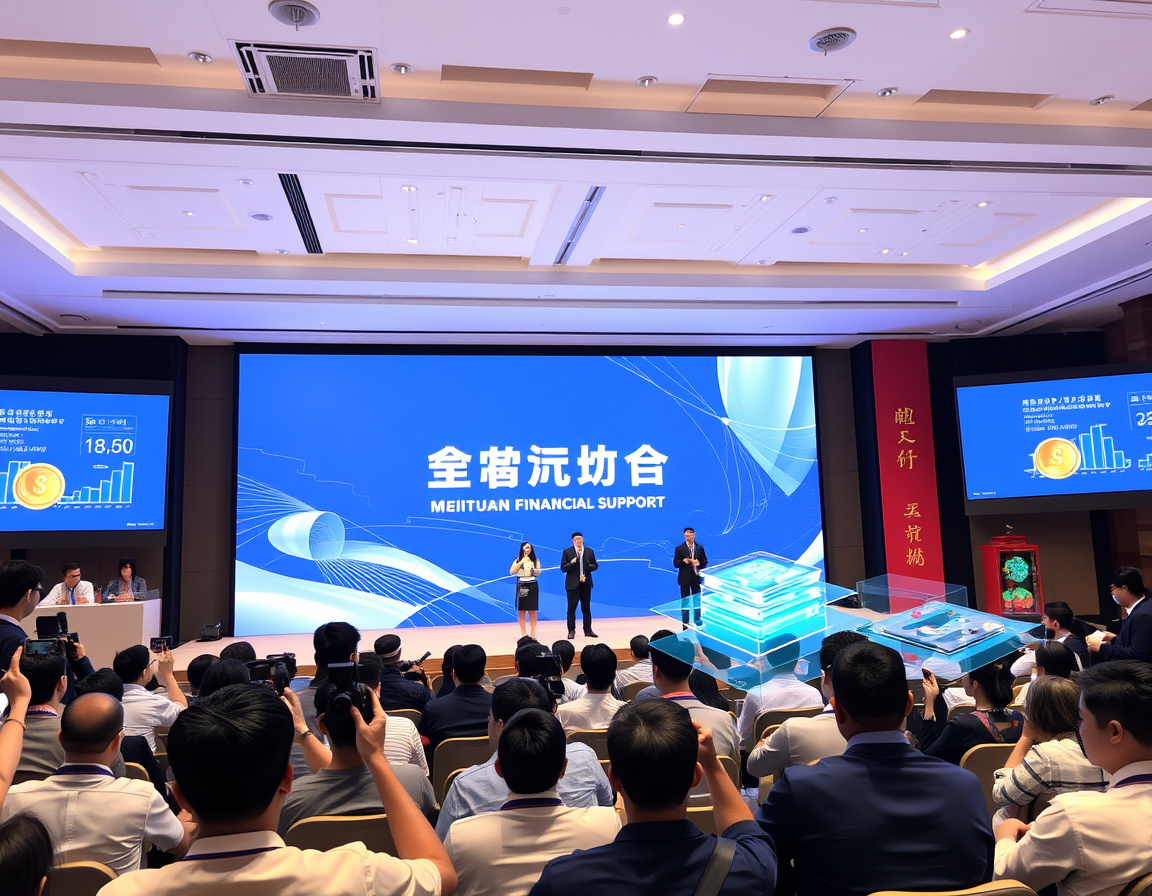 美团助力金发布会现场