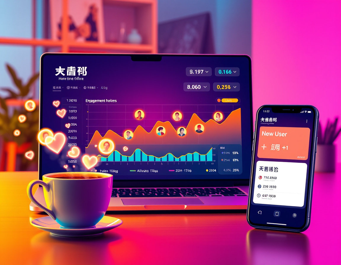 倍甜空间-用户活跃趋势示意