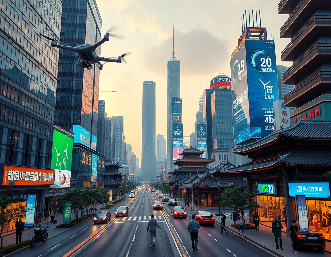 智慧城市示意图